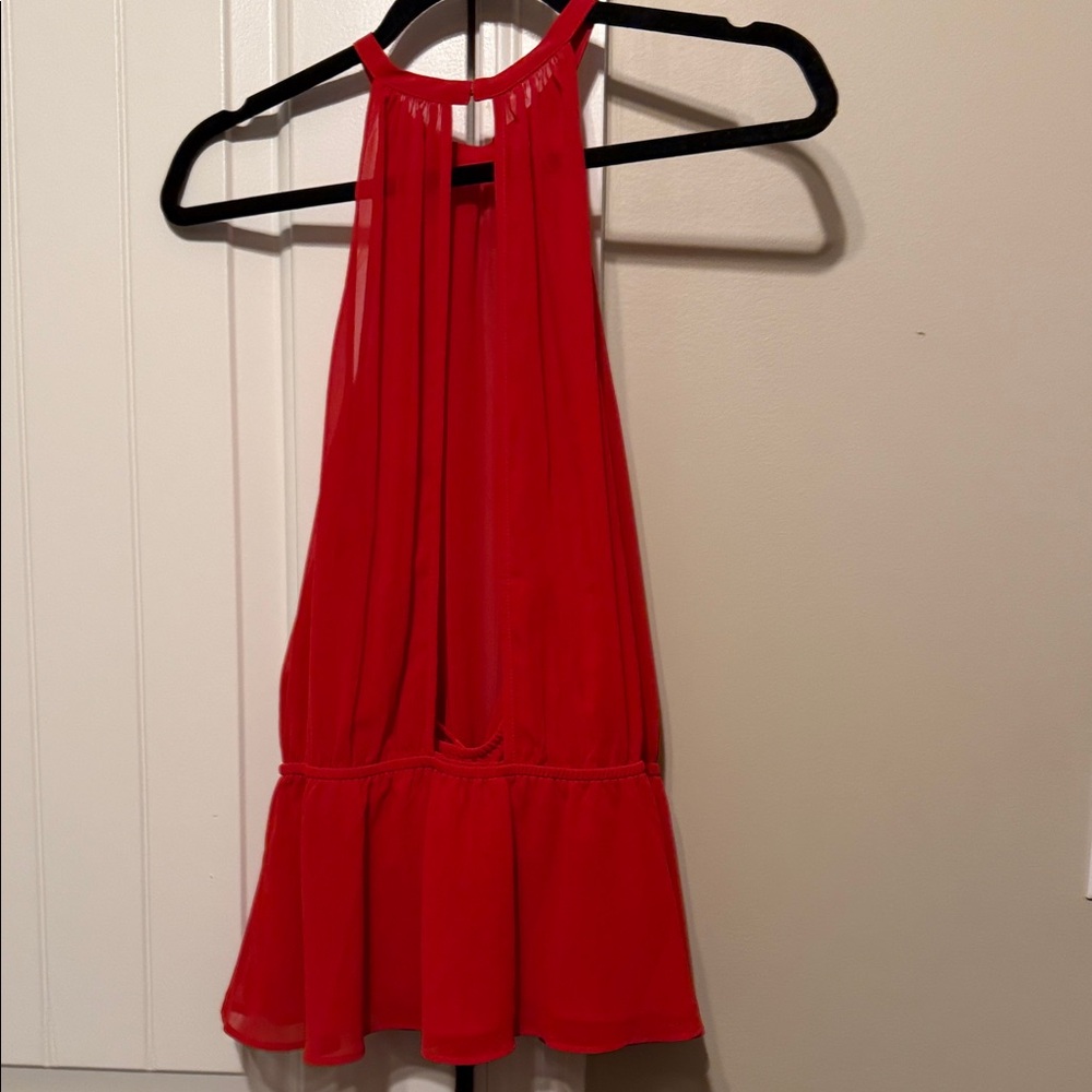 Red Halter Top - Picture 6 of 6